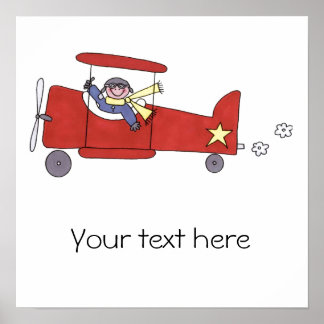 Aeroplane Pilot Poster