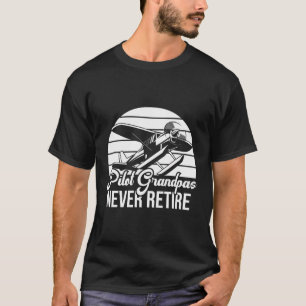 Aeroplane Pilot Retired Aviator - Aircraft Pilot G T-Shirt