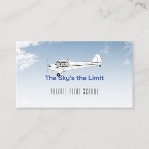 Aeroplane Pilot School   Instructor Business Card