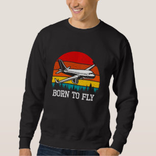Aeroplane Pilot Shirt Born To Fly