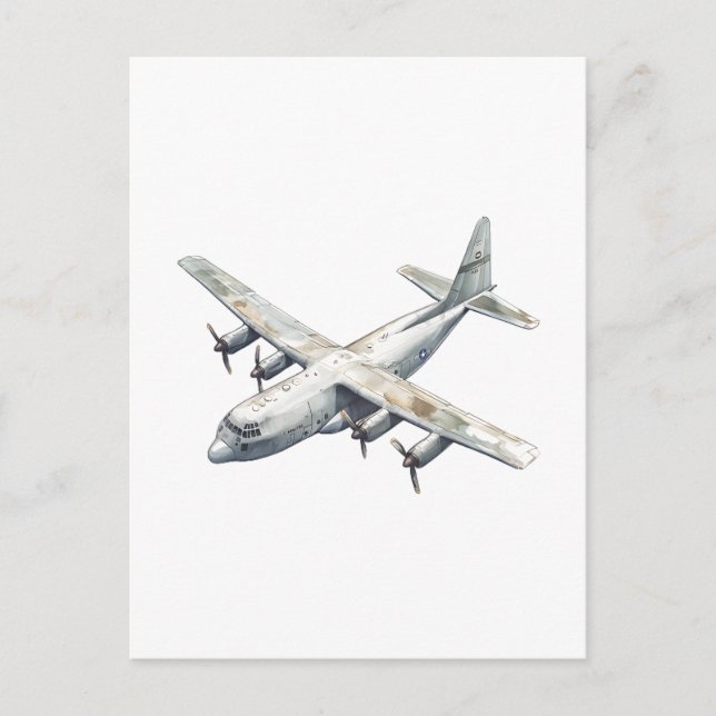 Aeroplane Postcard (Front)