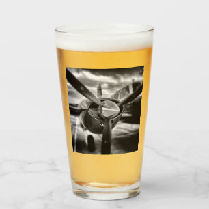 Aeroplane propeller Black and White Glass