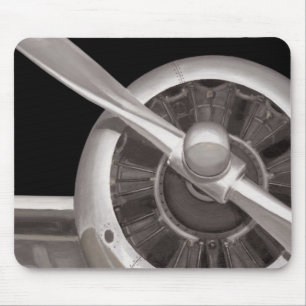 Aeroplane Propeller Closeup Mouse Mat