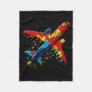 Aeroplane Puzzle Horror Puzzle Kids Toddler Boys A Fleece Blanket