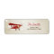 Aeroplane Return Address Label Plane Adventure