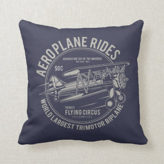 Aeroplane rides flying circus | Aeroplane Gifts Cushion