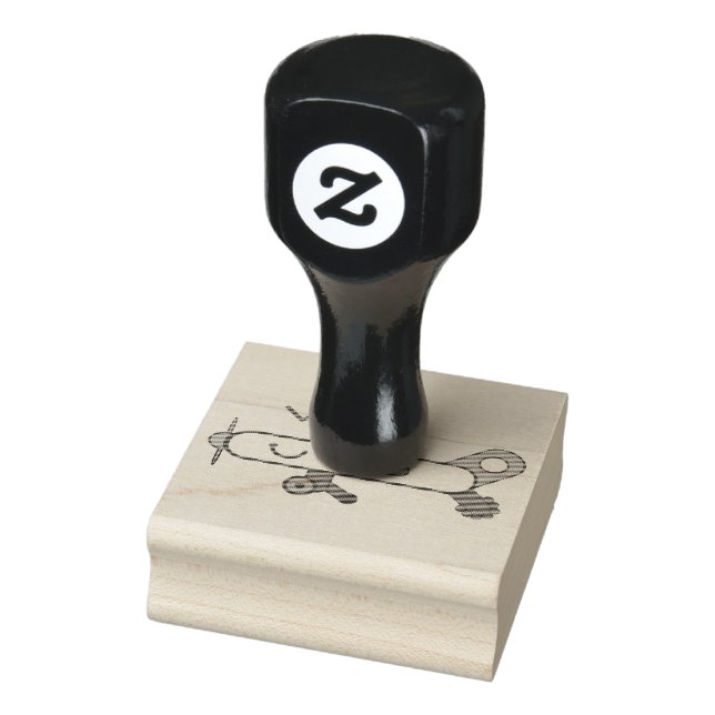 Aeroplane Rubber Stamp (Stamp)