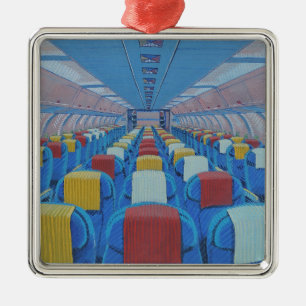 Aeroplane Seats (by Gregorio Undurraga) Metal Tree Decoration