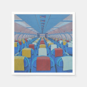 Aeroplane Seats (by Gregorio Undurraga) Napkin
