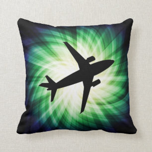 Aeroplane Silhouette; Cool Cushion