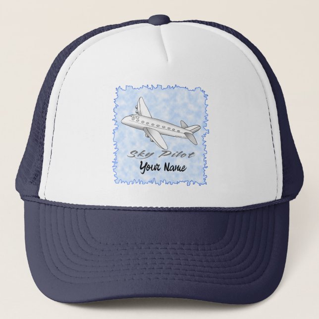 Aeroplane Sky Pilot  Hat (Front)