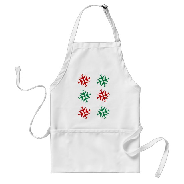 Aeroplane Snowflake Standard Apron (Front)