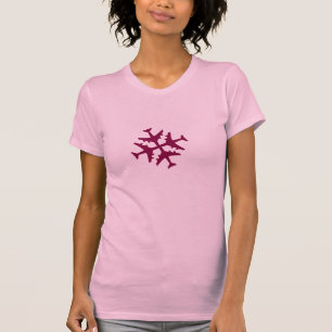 Aeroplane Snowflake T-Shirt