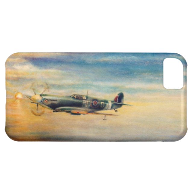Aeroplane Spitfire Case-Mate iPhone Case (Back Horizontal)