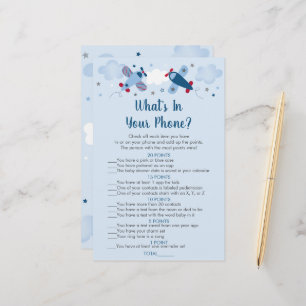 Aeroplane Stars Clouds What's In Your Phone Game