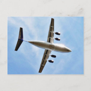 Aeroplane Take Off Postcard