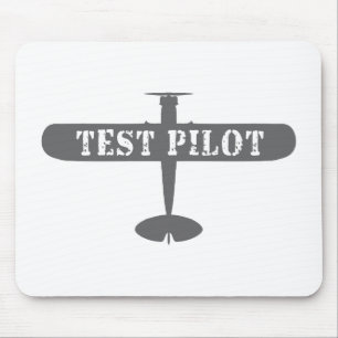 Aeroplane & Test Pilot Mouse Mat