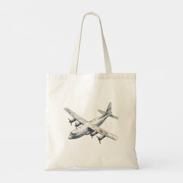 Aeroplane Tote Bag (Back)