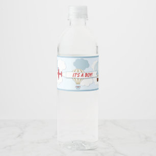 Aeroplane/ Up Up And Away Water Label