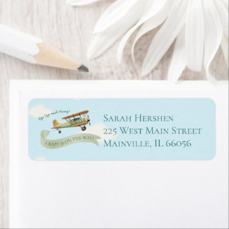 Aeroplane Vintage Baby Shower