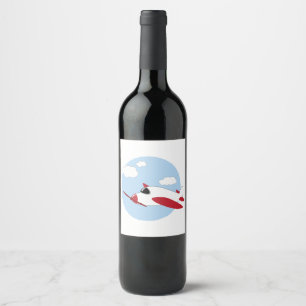 Aeroplane Wine Label