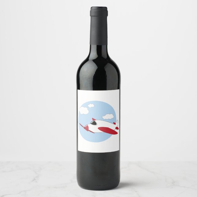 Aeroplane Wine Label (Front)
