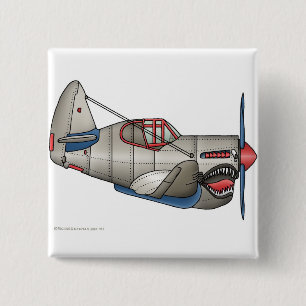 Aeroplane WW2 Fighter Plane Pins