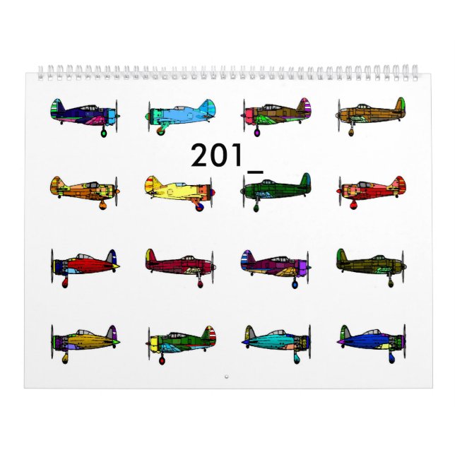 aeroplanes, 201_ calendar (Cover)