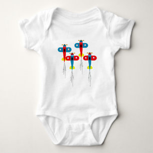 Aeroplanes Baby Bodysuit