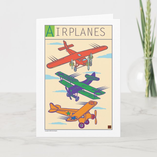 Aeroplanes-Card Card (Front)