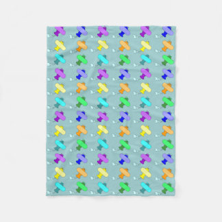 Aeroplanes Fleece Blanket