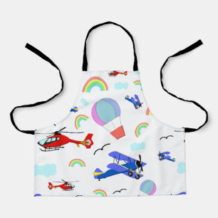 Aeroplanes, Helicopters, & Balloons Apron