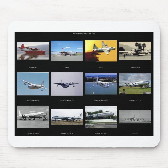 Aeroplanes Mouse Mat (Front)