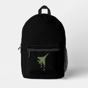 aeroplanes printed backpack