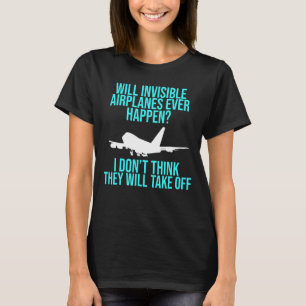 Aeroplanes Take Off Aerospace Engineering Engineer T-Shirt