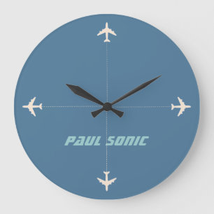 aeroplanes with name large clock