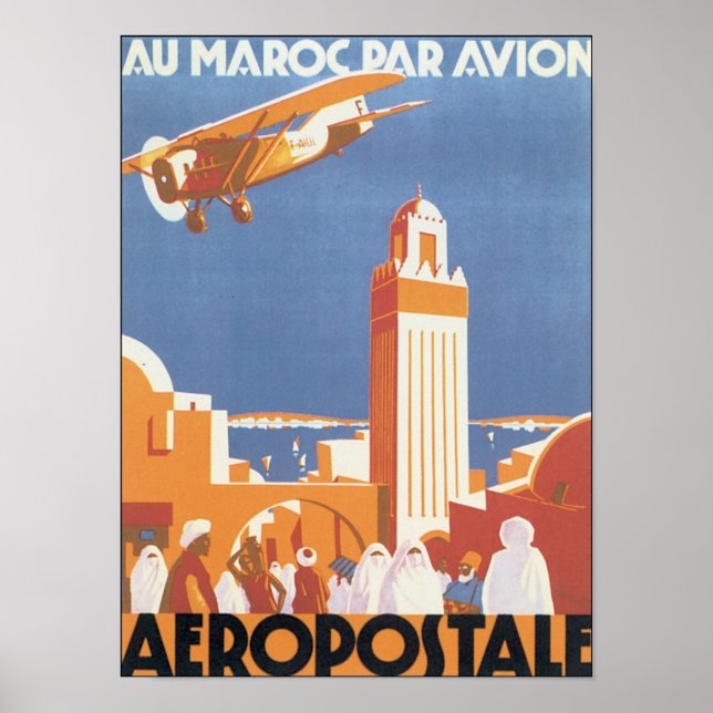 Aeropostale Au Maroc Par Avion Poster (Front)