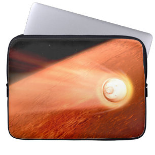 Aeroshell With Perseverance Rover Descent To Mars Laptop Sleeve