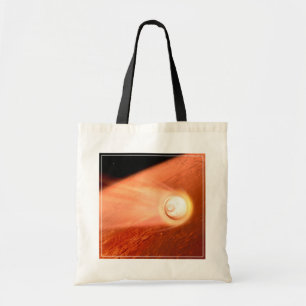 Aeroshell With Perseverance Rover Descent To Mars Tote Bag