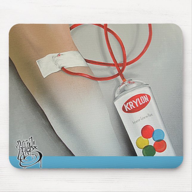 Aerosol Addiction Mouse Mat (Front)