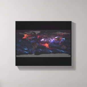 Aerosol Earth Black Carbon, Dust, Cyclones, Cities Canvas Print