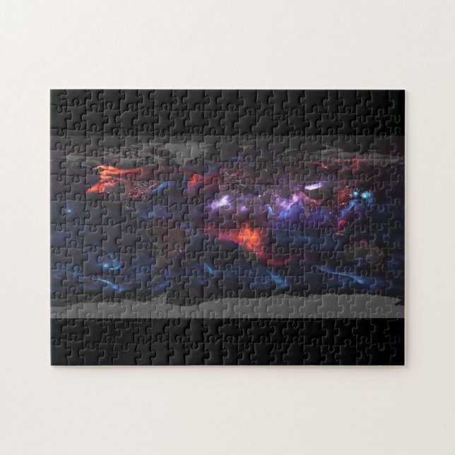 Aerosol Earth Black Carbon, Dust, Cyclones, Cities Jigsaw Puzzle (Horizontal)