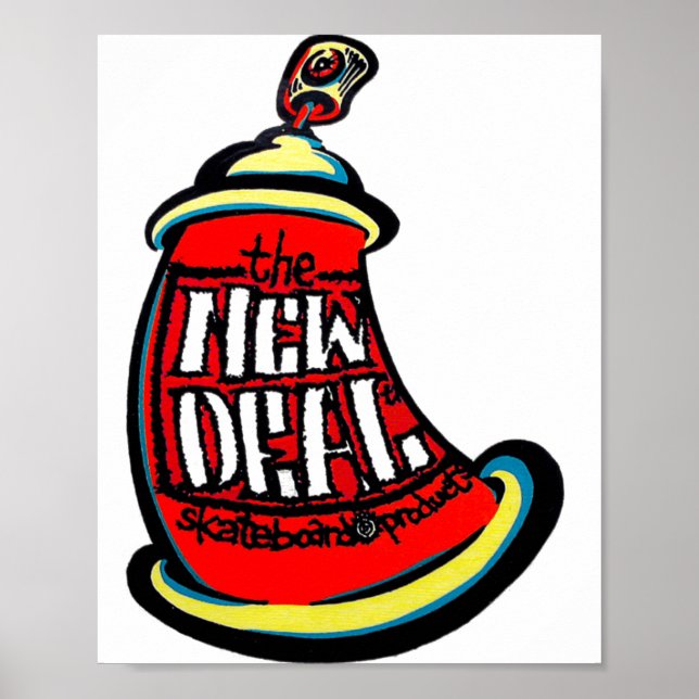 Aerosol New Skateboard Design  Poster (Front)