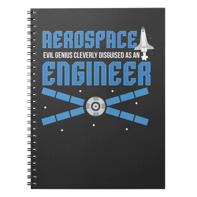 Aerospace Engineer Engineering College Student Notebook (Front)