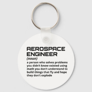 Aerospace Engineer - Funny Definition B-1 Key Ring