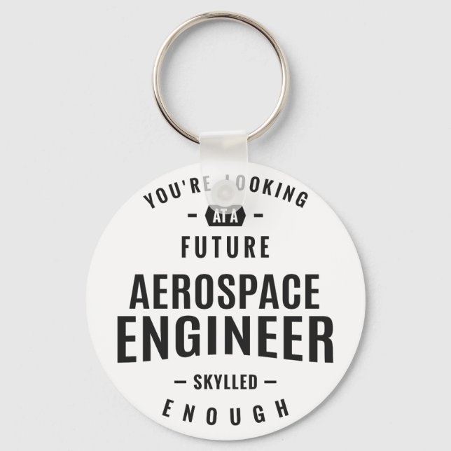 Aerospace Engineer Key Ring (Front)