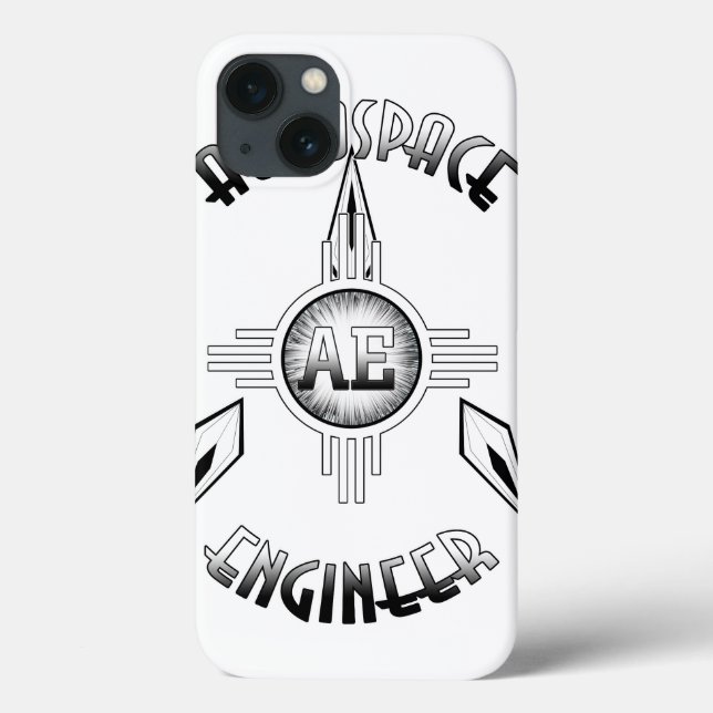 Aerospace Engineer Retro Case-Mate iPhone Case (Back)