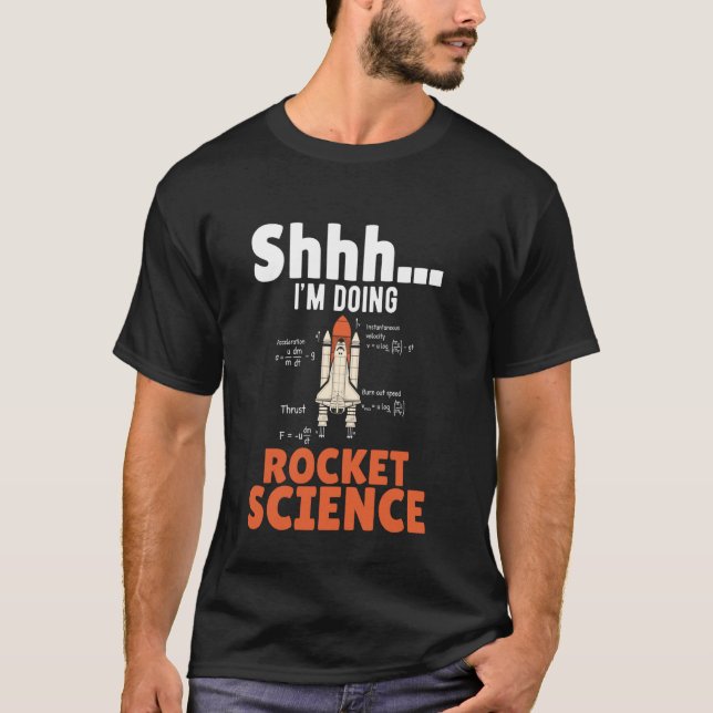 Aerospace engineer Rocket science T-Shirt (Front)