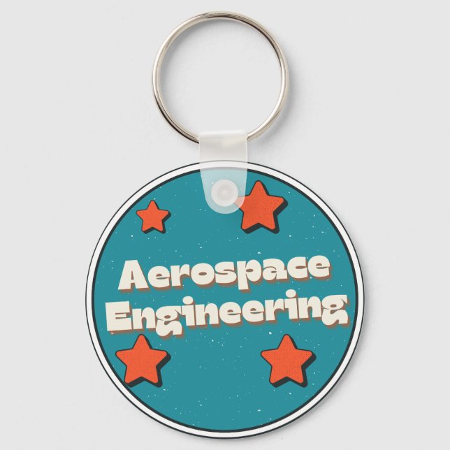  Aerospace Engineering Key Ring (Front)