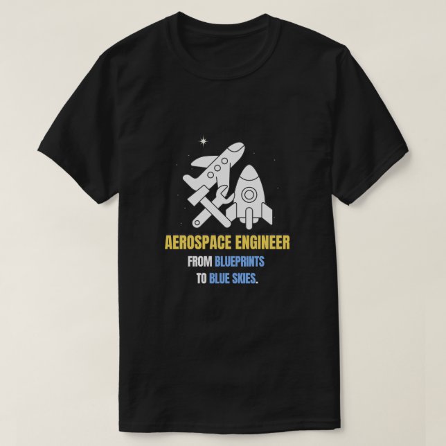 Aerospace Engineering T-Shirt (Design Front)
